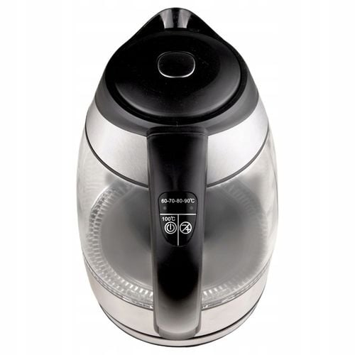 Czajnik elektryczny z regulacją temp. szklany podświetlenie LED 1,8l 2200 W na Arena.pl