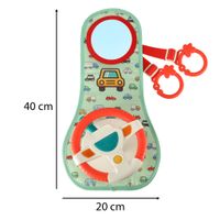 DLA DZIECI KIEROWNICA DO SAMOCHODU INTERAKTYWNA Z DŹWIĘKIEM