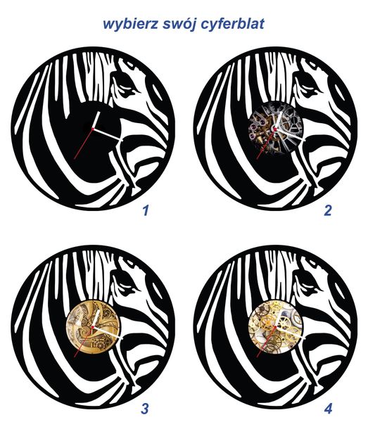ZEGAR ŚCIENNY ZEBRA 38cm M 150.10 zdjęcie 5
