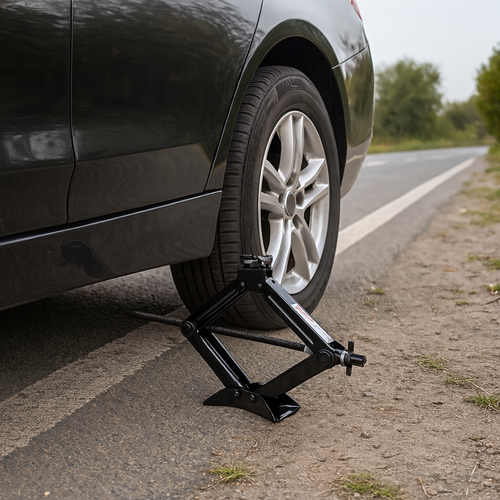 PODNOŚNIK LEWAREK 1,5T KLUCZ GRZECHOTKA RĘKAWICE OCHRONNE TORBA ORGANIZER na Arena.pl
