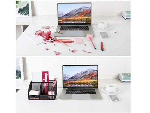 PRZYBORNIK ORGANIZER NA BIURKO 6 KOMÓR SZUFLADKA na Arena.pl