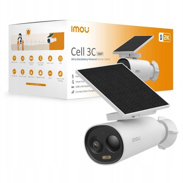 IMOU KAMERA IP ZEWNĘTRZNA Z WBUDOWANYM PANELEM SŁONECZNYM CELL 3C AIO ZOOM zdjęcie 1
