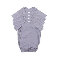 Koszulka do spania z długim rękawem do sublimacji - szara M