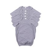 Koszulka do spania z długim rękawem do sublimacji - szara L