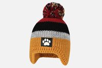 BROEL MAKAI czapka na zimę z pomponem miodowa 46-48