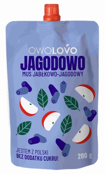 OWOLOVO Mus Jagodowo 200g zdjęcie 1