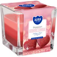 Świeca zapachowa BISPOL Aura snk80-380 (Passion) ok. 32h
