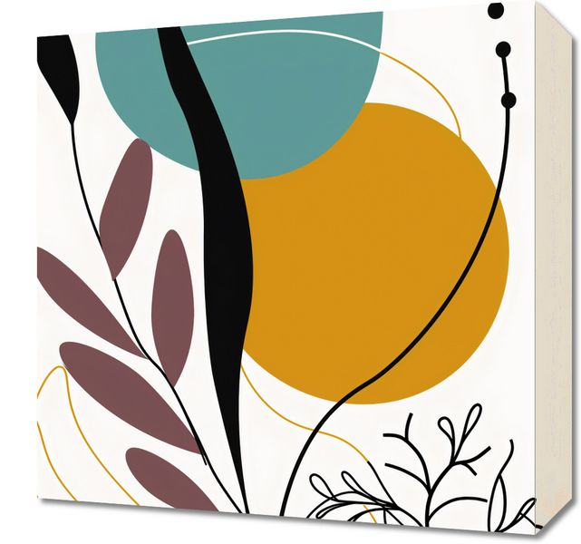 Obraz 40x40cm Akwarelowe Przebudzenie zdjęcie 1