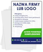 Ulotki A5 reklamowe firmowe 100 szt dużo wzorów FOTOWOLTAIKA