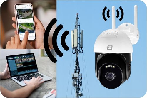 Kamera Obrotowa IP GSM 4G LTE SIM 3MPx 3MP AUDIO, WYKRYWANIE POSTACI na Arena.pl