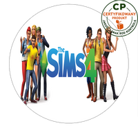 Opłatek na tort Sims