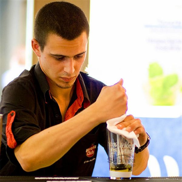 SHAKER do drinków i koktajli  stalowy - DRINK BAR Czarny zdjęcie 7