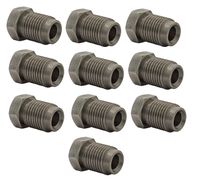 10x KPS-2 SF INOX Końcówka przewodu hamulcowego sztywnego M10x1 rurka 4,8