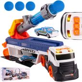 Laweta Tir Wyrzutnia Aut Piłek Ciężarówka z Wyrzutnią Autko Światło Dźwięk