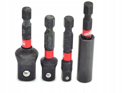 Milwaukee Zestaw 3szt Adapter Uchwyt 1/4 1/2 3/8 4932479228 + Adapter 60mm na Arena.pl