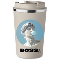 Kubek Termiczny Premium z Nadrukiem BOSSKI BOSKI facet kawa 350 ml KT_081