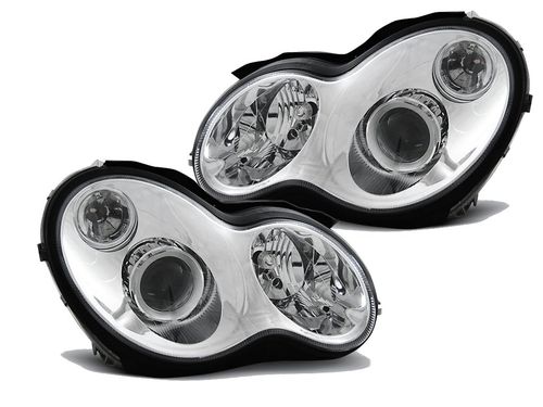 Nowoczesne Lampy Reflektory Do MERCEDES W203 C-KLASA OD 2000 Do 2004 Roku na Arena.pl
