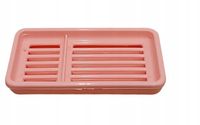 plastikowa mydelniczka podstawka pod mydło 16,4 x 8,3 x 3 cm