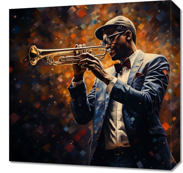 Obraz 50x50cm Symfonia na Trąbce zdjęcie 1