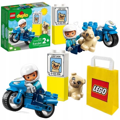 LEGO Duplo 10967 Motocykl policyjny na Arena.pl