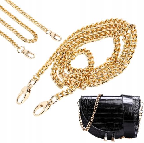 Pasek Do Torby Torebki Łańcuch Długi Złoty Masywny na Arena.pl