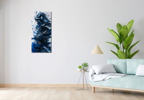 Obraz 40x90cm Samuraj w Błękicie na Arena.pl