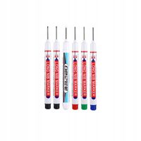 MARKER Budowlany DO GŁĘBOKICH OTWORÓW 6szt Kolorów