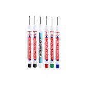 MARKER Budowlany DO GŁĘBOKICH OTWORÓW 6szt Kolorów