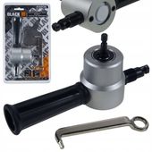 NOŻYCE DO CIĘCIA BLACHY PRZYSTAWKA ADAPTER GŁOWICA NA WIERTARKĘ BLACK