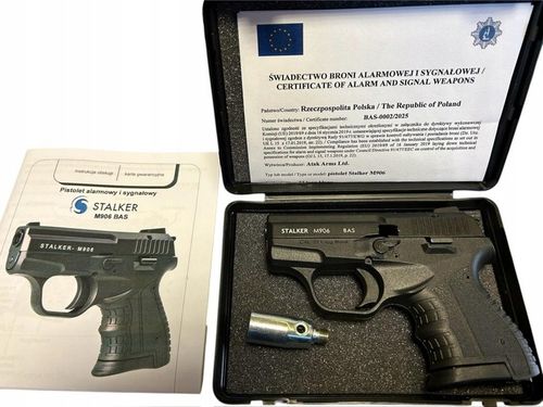 Pistolet Hukowy STALKER M906 kal. do 6mm Long Blank BEZ ZEZWOLENIA na Arena.pl