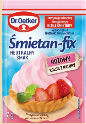 DR OETKER ŚMIETAN FIX RÓŻOWY 7G na Arena.pl
