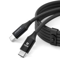 kabel przewód cdx 100w 5a power delivery usb-c 1m - czarny