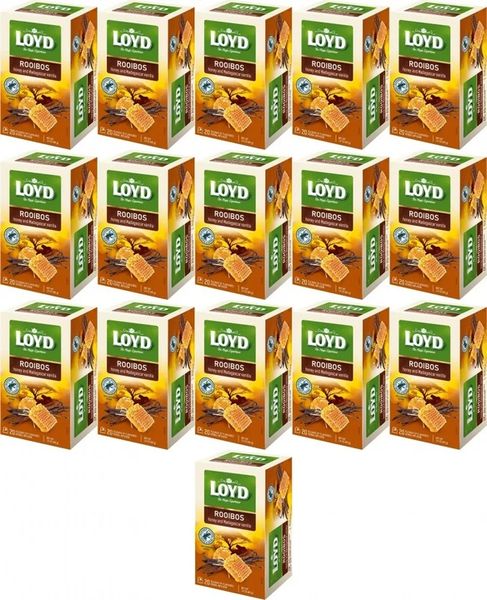 Herbata ziołowa w kopertach Loyd Rooibos miód i wanilia 20szt x16 zdjęcie 1