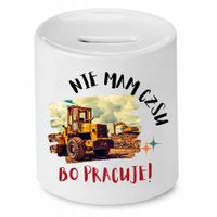 Dla Pracownika Skarbonka Nie Mam Czasu Bo Pracuje Z Nadrukiem Ze Zdjęciem