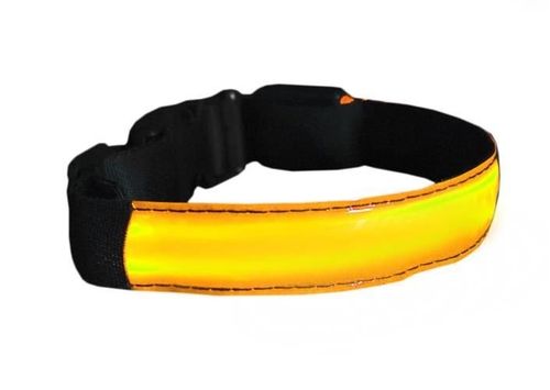 Obroża LED żółta - M na Arena.pl