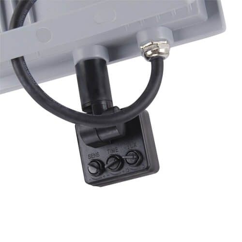 Zewnętrzna LAMPA regulowana KROMA 03606 Ideus metalowa OPRAWA naświetlacz LED 30W 4500K outdoor IP65 szary na Arena.pl