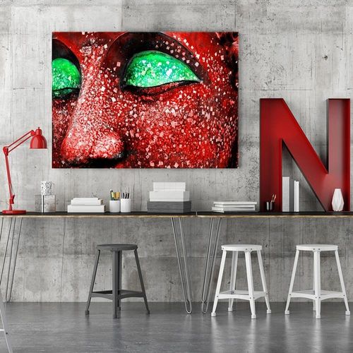 Obraz na płótnie - Canvas, Oczy Buddy 1 90x60 na Arena.pl