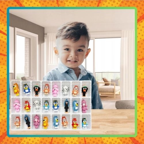 Kalendarz Adwentowy Bluey i Bingo 24sztuki Figurki na Arena.pl