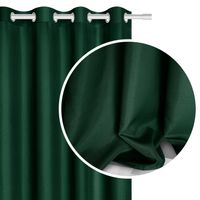 Zasłona gotowa na przelotkach VIVA 140x250 butelkowa zieleń