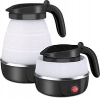 MAŁY CZAJNIK PODRÓŻNY TURYSTYCZNY SKŁADANY ELEKTRYCZNY SILIKONOWY 0,6L