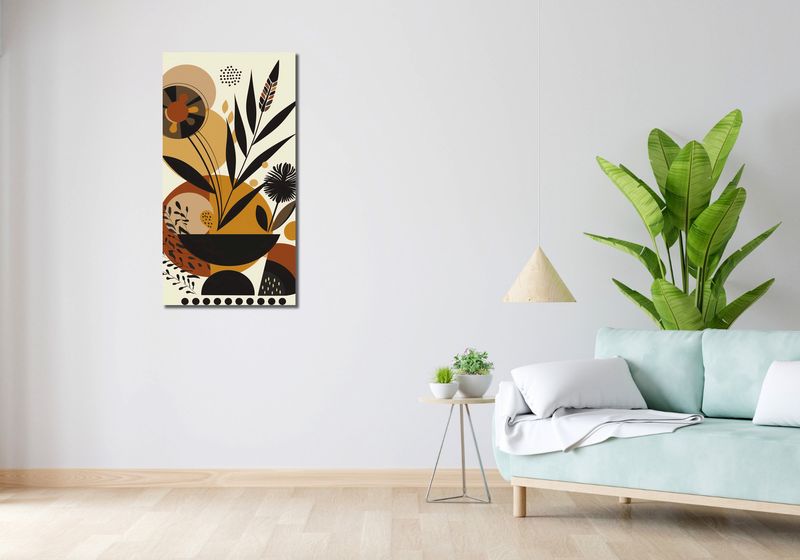 Obraz 50x100cm Ogrody Geometryczne zdjęcie 2