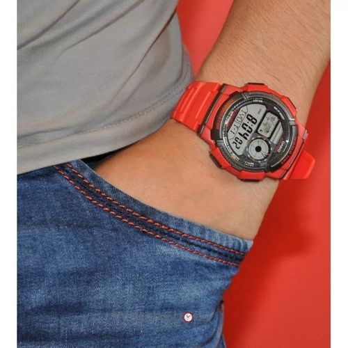 ZEGAREK MĘSKI CASIO AE-1000W 4AV (zd073c) - WORLD TIME + BOX na Arena.pl