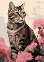 Plakat 20,5x28,4cm Portret Kociej Duszy