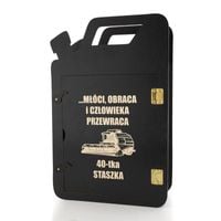 PERSONALIZOWANY KANISTER BAREK PREZENT 50 URODZINY