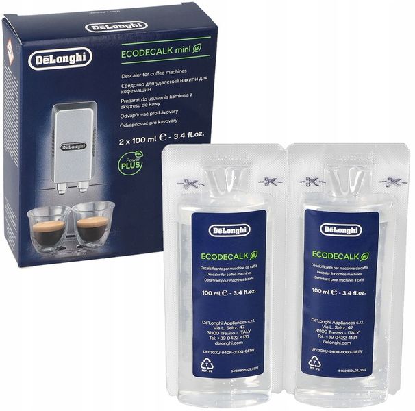 Odkamieniacz DELONGHI ECODECALK ORYGINAŁ 2x 100ml zdjęcie 1