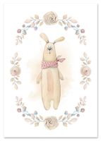 Plakat dla dziecka uszatek króliczek 61x91 cm