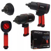 Klucz pneumatyczny udarowy 1/2"" 1200nm kraft&dele KD1432