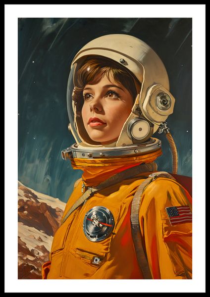 Plakat 40x60cm Pionierka Kosmosu zdjęcie 3