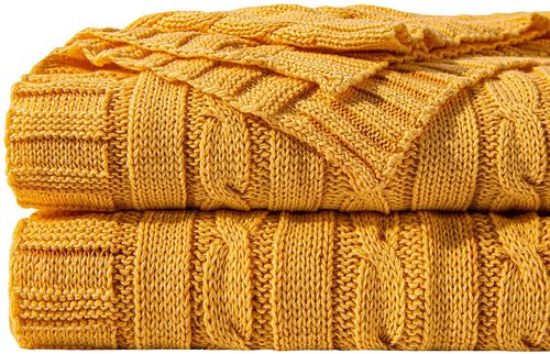 Koc WARKOCZ CZYSTA BAWEŁNA 160cm STYL SKANDYNAWSKI na Arena.pl