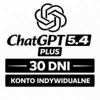 PRYWATNE KONTO CHATGPT 5.4 PLAN PLUS 30 DNI DOSTĘPU CHAT GPT O1 SOLO CODEX